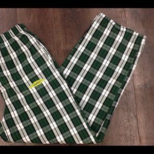 University of Oregon, UO, green & white plaid PJ's
